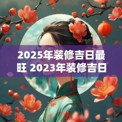 2025年装修吉日最旺 2025年装修吉日一览表11月
