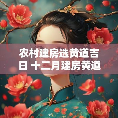 农村建房选黄道吉日 十二月建房黄道吉日