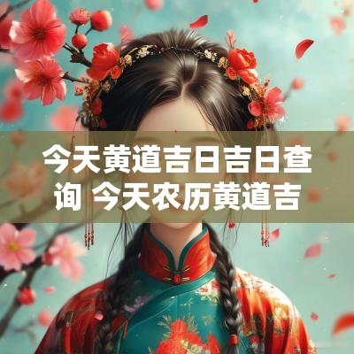 今天黄道吉日吉日查询 今天农历黄道吉日查看