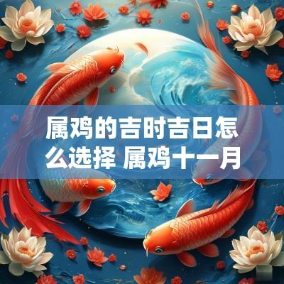 属鸡的吉时吉日怎么选择 属鸡十一月提车吉日吉时