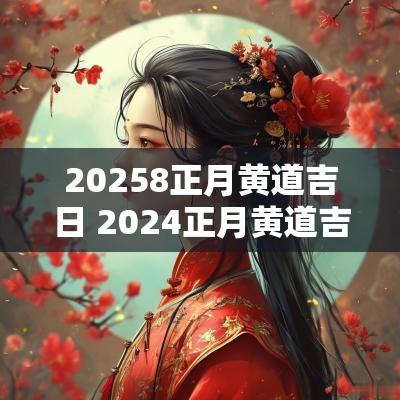 20258正月黄道吉日 2025正月黄道吉日表