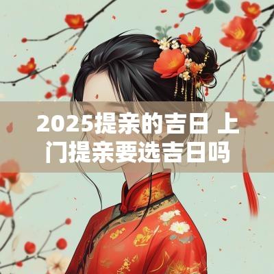 2025提亲的吉日 上门提亲要选吉日吗
