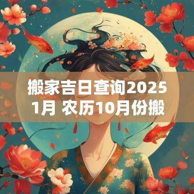 搬家吉日查询20251月 农历10月份搬家吉日大全