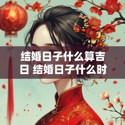 结婚日子什么算吉日 结婚日子什么时辰最佳