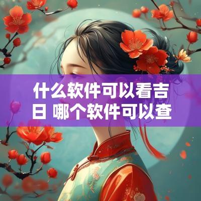 什么软件可以看吉日 哪个软件可以查看良辰吉日