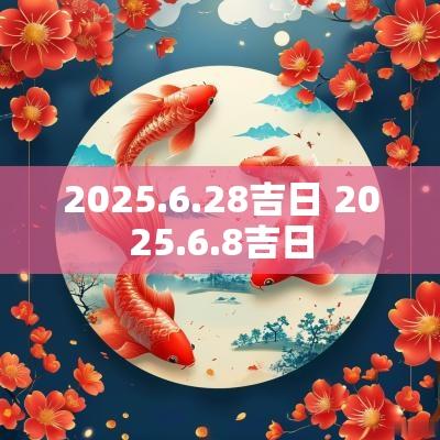 2025.6.28吉日 2025.6.8吉日