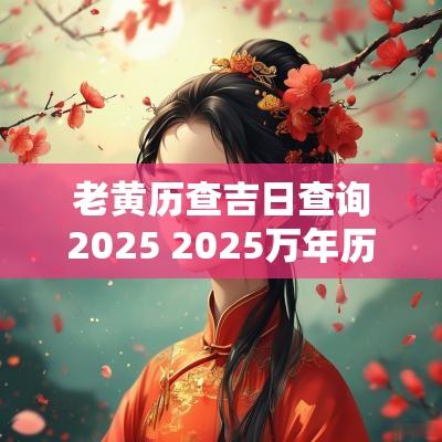 老黄历查吉日查询2025 2025万年历老黄历做寿吉日