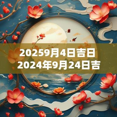 20259月4日吉日 2025年9月24日吉日查询