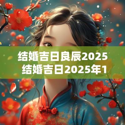 结婚吉日良辰2025 结婚吉日2025年11月