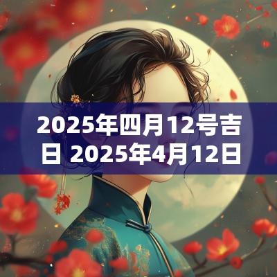 2025年四月12号吉日 2025年4月12日是吉日吗