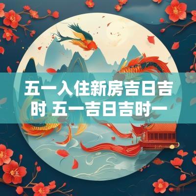 五一入住新房吉日吉时 五一吉日吉时一览表