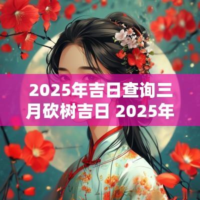 2025年吉日查询三月砍树吉日 2025年砍树做寿木吉日