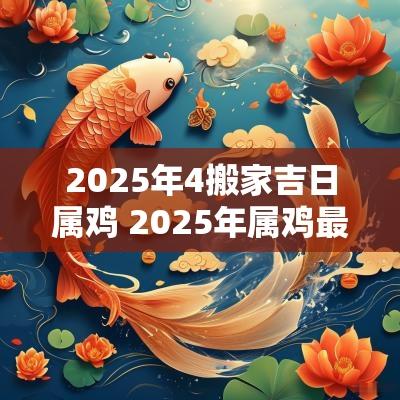 2025年4搬家吉日属鸡 2025年属鸡最佳开工吉日