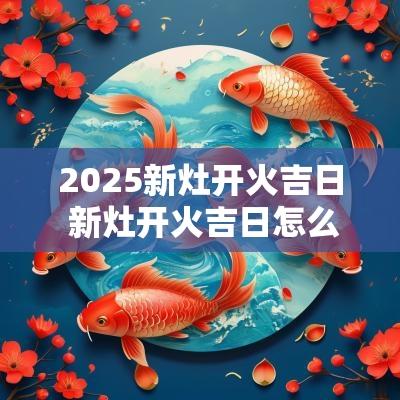2025新灶开火吉日 新灶开火吉日怎么选