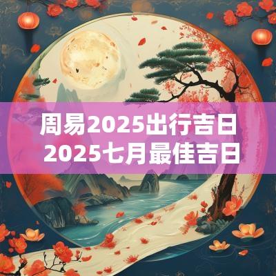 周易2025出行吉日 2025七月最佳吉日