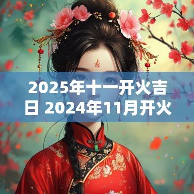 2025年十一开火吉日 2025年11月开火黄道吉日