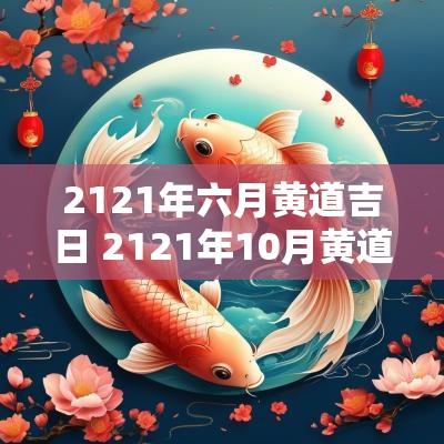 2121年六月黄道吉日 2121年10月黄道吉日