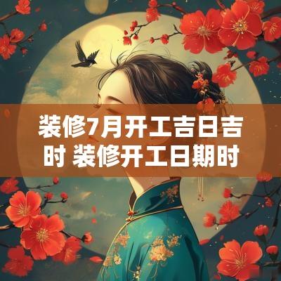 装修7月开工吉日吉时 装修开工日期时间吉日