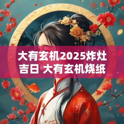大有玄机2025炸灶吉日 大有玄机烧纸钱