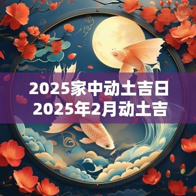 2025家中动土吉日 2025年2月动土吉日