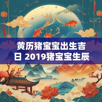 黄历猪宝宝出生吉日 2019猪宝宝生辰吉日