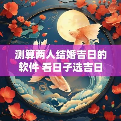测算两人结婚吉日的软件 看日子选吉日用什么软件