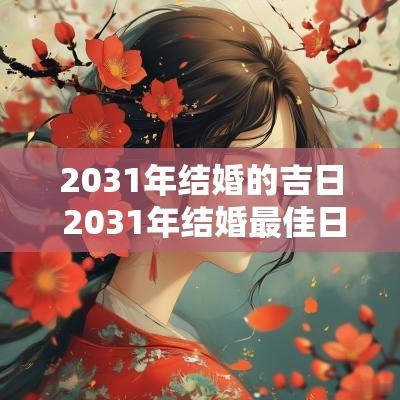 2031年结婚的吉日 2031年结婚最佳日子