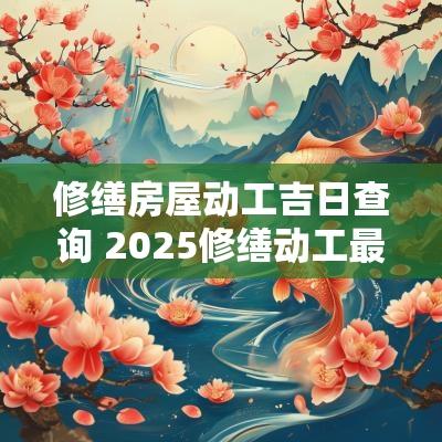 修缮房屋动工吉日查询 2025修缮动工最佳吉日
