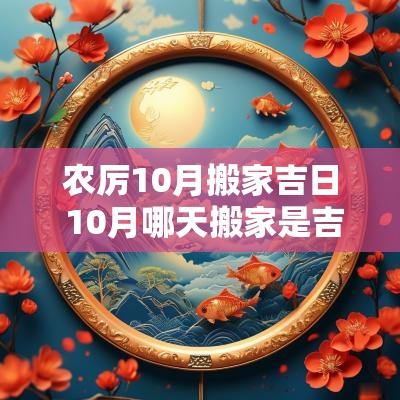 农厉10月搬家吉日 10月哪天搬家是吉日