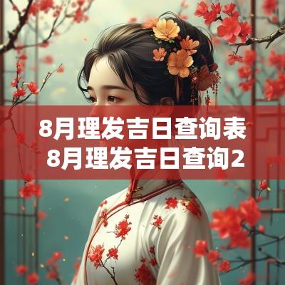 8月理发吉日查询表 8月理发吉日查询2025年