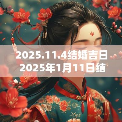 2025.11.4结婚吉日 2025年1月11日结婚吉日