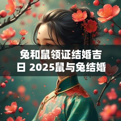 兔和鼠领证结婚吉日 2025鼠与兔结婚最旺吉日