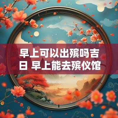 早上可以出殡吗吉日 早上能去殡仪馆吗