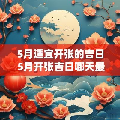 5月适宜开张的吉日 5月开张吉日哪天最好