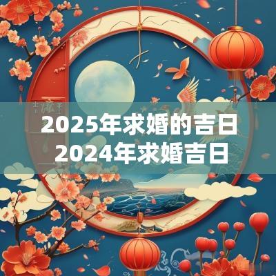 2025年求婚的吉日 2025年求婚吉日