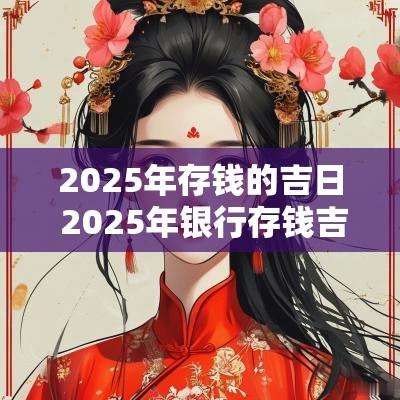2025年存钱的吉日 2025年银行存钱吉日