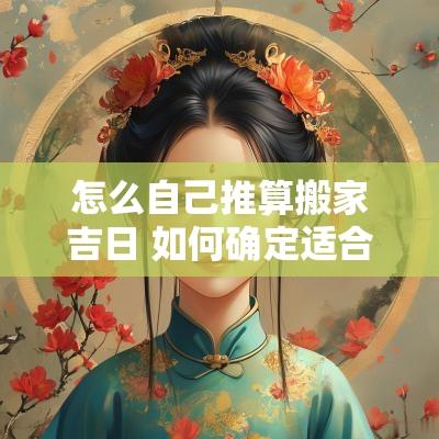 怎么自己推算搬家吉日 如何确定适合自己的搬家时间
