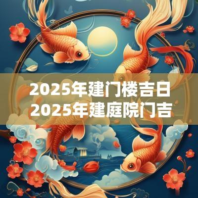 2025年建门楼吉日 2025年建庭院门吉日