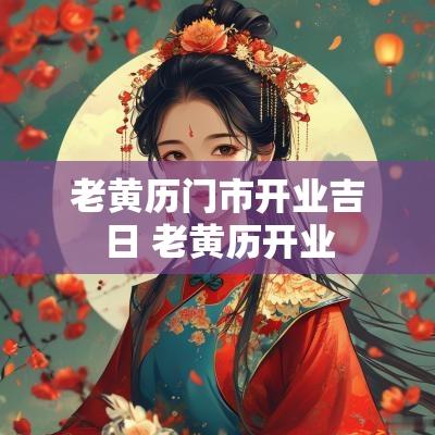 老黄历门市开业吉日 老黄历开业