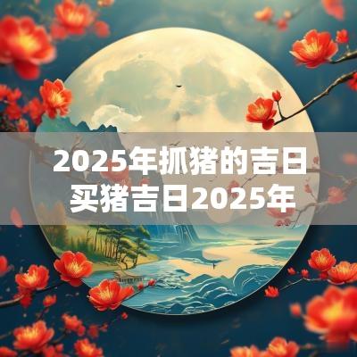2025年抓猪的吉日 买猪吉日2025年