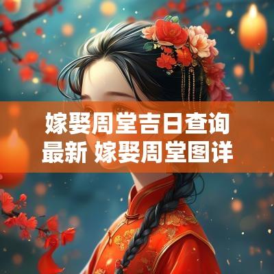 嫁娶周堂吉日查询最新 嫁娶周堂图详细解释2025年