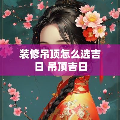 装修吊顶怎么选吉日 吊顶吉日