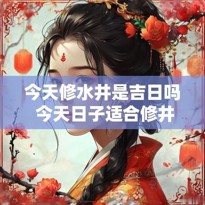 今天修水井是吉日吗 今天日子适合修井吗