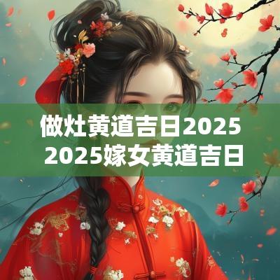 做灶黄道吉日2025 2025嫁女黄道吉日