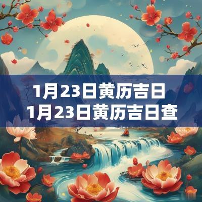 1月23日黄历吉日 1月23日黄历吉日查询