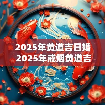 2025年黄道吉日婚 2025年戒烟黄道吉日