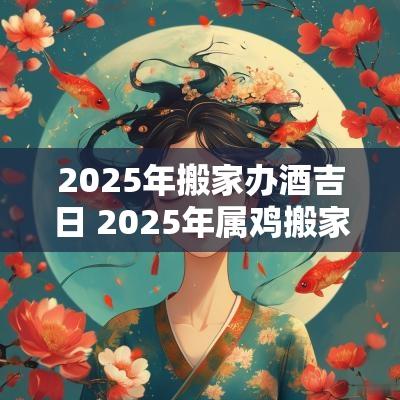 2025年搬家办酒吉日 2025年属鸡搬家吉日一览表
