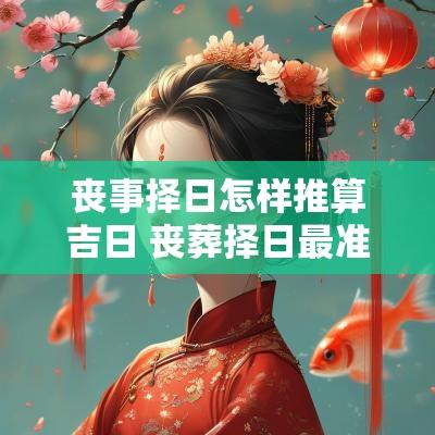 丧事择日怎样推算吉日 丧葬择日最准的方法