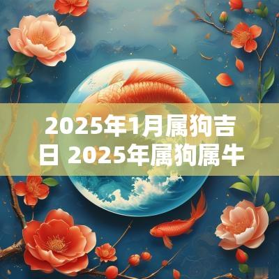 2025年1月属狗吉日 2025年属狗属牛结婚上等吉日