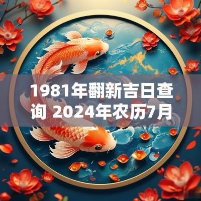1981年翻新吉日查询 2025年农历7月旧房翻新改造吉日
